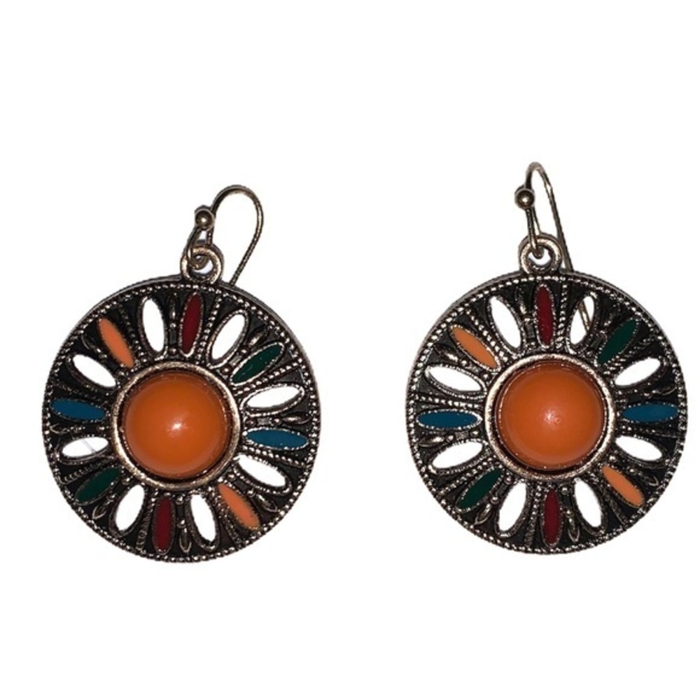 Gold HOBO lightweight dangle circular cearrings
